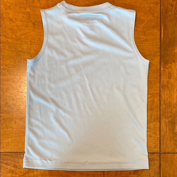 Nike Light Blue Dri-FIT Tank and Navy Shorts - Picture 5 of 7